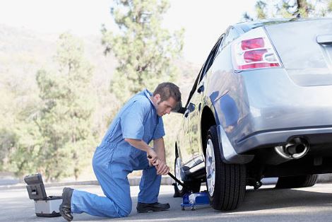 Roadside Assistance - Tire Change